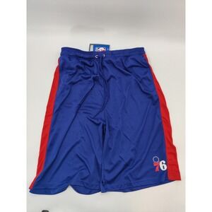 Fanatics Philadelphia 76ers NBA Basketball Shorts Blue Red Mens XLT New